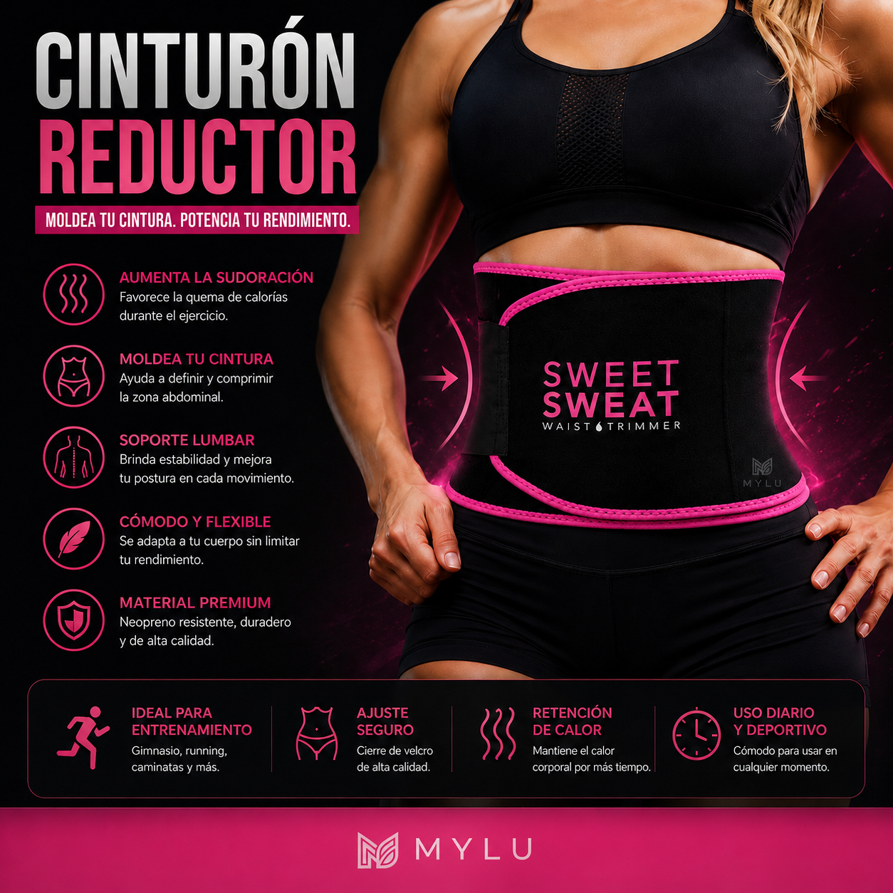 Cinturón Reductor Ajustable